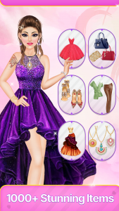 اسکرین شات بازی Dress Up Fashion: Makeup Games 4