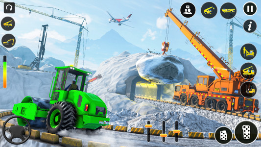 اسکرین شات برنامه Snow Plow : Construction Games 6
