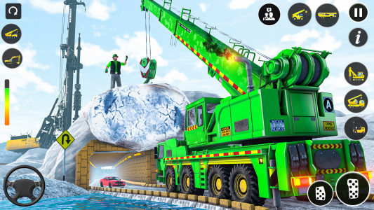اسکرین شات برنامه Snow Plow : Construction Games 4