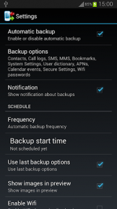 اسکرین شات برنامه Backup Your Mobile 6