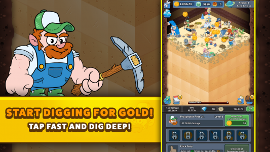 اسکرین شات 6 بازی Tap Tap Dig 2: Idle Mine Sim