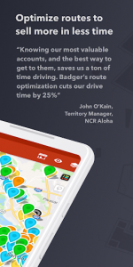 اسکرین شات برنامه Badger Map - Route Planner for Sales 2