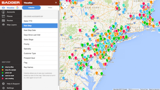 اسکرین شات برنامه Badger Map - Route Planner for Sales 7