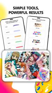 اسکرین شات 2 برنامه Pop Color: Paint & Color Joy