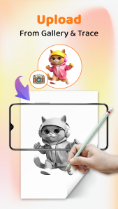 اسکرین شات 3 برنامه AR Drawing Sketch Paint