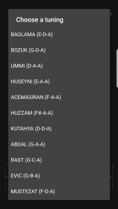 اسکرین شات 2 برنامه Baglama Tuner