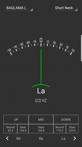 اسکرین شات 1 برنامه Baglama Tuner