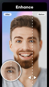 اسکرین شات 3 برنامه FaceLook - aging app face swap