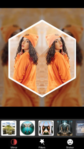 اسکرین شات برنامه MirrorPic Mirror Photo Editor 6