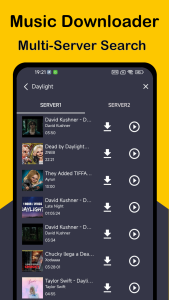 اسکرین شات 2 برنامه Mp3 Music Downloader + Player