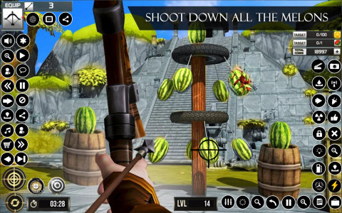 اسکرین شات 1 بازی Watermelon Archery Games 3D
