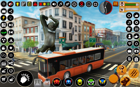 اسکرین شات بازی Angry Gorilla City Attack 3
