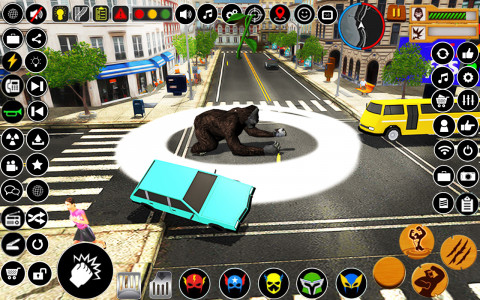 اسکرین شات بازی Angry Gorilla City Attack 7
