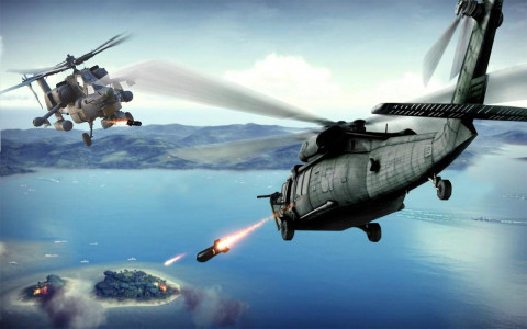 اسکرین شات برنامه Army Gunship Helicopter Game 6