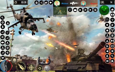 اسکرین شات برنامه Army Gunship Helicopter Game 5