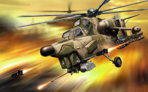 اسکرین شات برنامه Army Gunship Helicopter Game 7