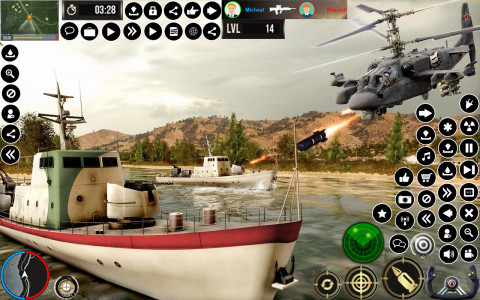 اسکرین شات برنامه Army Gunship Helicopter Game 6
