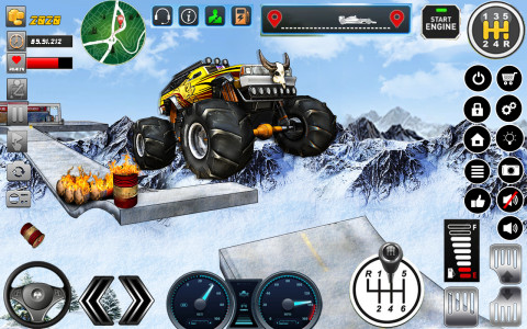 اسکرین شات بازی Monster Truck Offroad Stunts 2