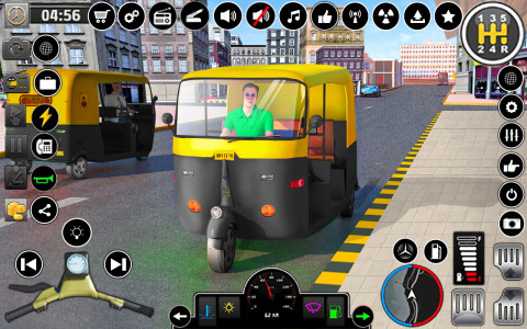 اسکرین شات برنامه Tuk Tuk Rickshaw Driving Games 3