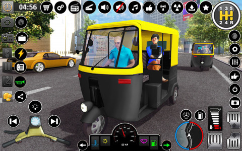 اسکرین شات برنامه Tuk Tuk Rickshaw Driving Games 1