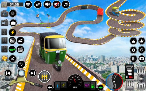 اسکرین شات برنامه Tuk Tuk Rickshaw Driving Games 5