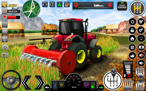 اسکرین شات برنامه Tractor Farming Simulator Game 1