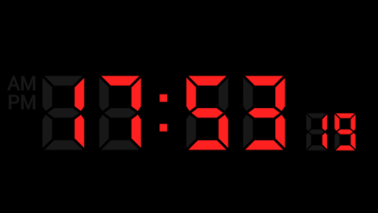 اسکرین شات برنامه Simple Digital Clock - DIGITAL CLOCK SHG2 FREE 7