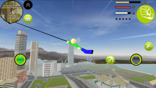 اسکرین شات بازی Body Stickman Basics Rope Hero | Open World Crime 4