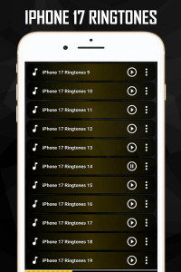 اسکرین شات 4 برنامه Ringtones For iPhone 17