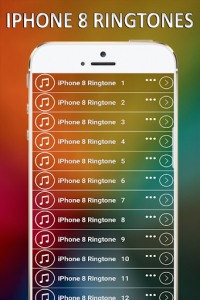 اسکرین شات برنامه Phone 8 Ringtones 2021 8