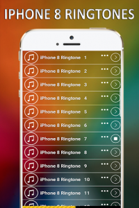 اسکرین شات برنامه Phone 8 Ringtones 2021 4