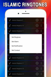 اسکرین شات 4 برنامه Islamic Ringtones 2025