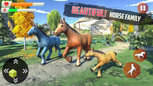 اسکرین شات برنامه Horse Survival Family Simulator 4