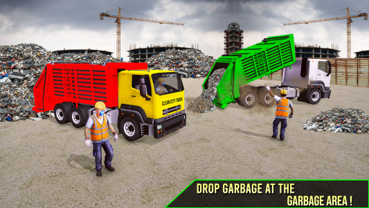 اسکرین شات برنامه Garbage Truck Simulator: Trash Truck Games 2021 2