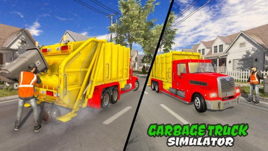 اسکرین شات برنامه Garbage Truck Simulator: Trash Truck Games 2021 3