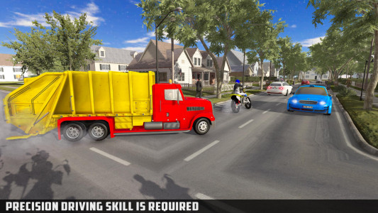 اسکرین شات برنامه Garbage Truck Simulator: Trash Truck Games 2021 4