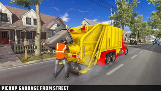 اسکرین شات برنامه Garbage Truck Simulator: Trash Truck Games 2021 1