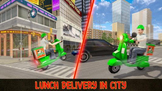 اسکرین شات بازی Moto Bike Pizza Delivery Games 2021: Food Cooking 5