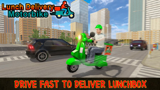 اسکرین شات بازی Moto Bike Pizza Delivery Games 2021: Food Cooking 4