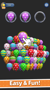 اسکرین شات 3 بازی Balloon Triple Match: Match 3D