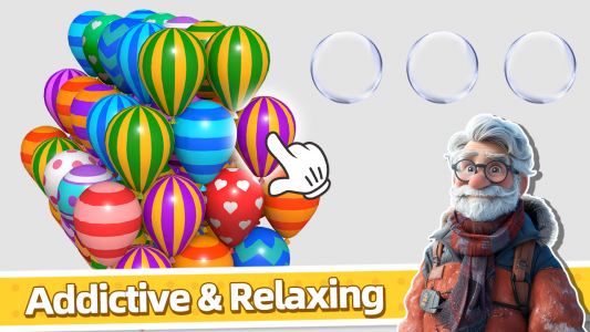 اسکرین شات 1 بازی Balloon Triple Match: Match 3D