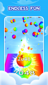 اسکرین شات بازی Ball Run - Merge 2048 4