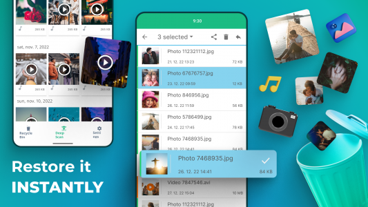 اسکرین شات برنامه Dumpster: Photo/Video Recovery 2