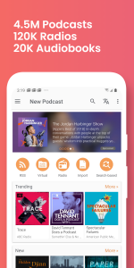 اسکرین شات برنامه Podcast Addict: Podcast player 1