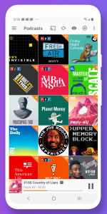 اسکرین شات برنامه Podcast Addict: Podcast player 4