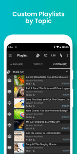 اسکرین شات برنامه Podcast Addict: Podcast player 6