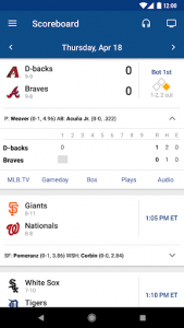 اسکرین شات برنامه MLB At Bat 2