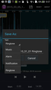 اسکرین شات برنامه MP3 cutter 4