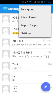 اسکرین شات برنامه Messaging SMS 6