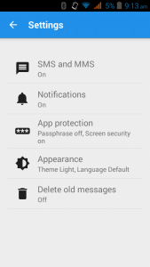 اسکرین شات برنامه Messaging SMS 4